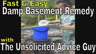 Wet Basement and Odor Eliminator DIY [upl. by Eelatsyrc]