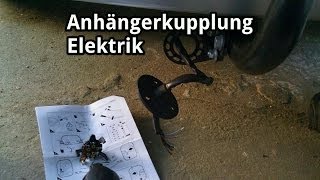 Anhängerkupplung nachrüsten VW Audi Seat Skoda Teil 22 Elektrik [upl. by Waddington]