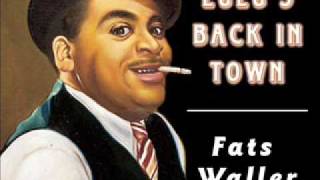 Fats Waller  Lulus Back In Town  1935 [upl. by Belsky]