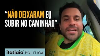 PABLO MARÇAL VAI EM ATO DE BOLSONARO E DIZ QUE NÃO PODE SUBIR EM CAMINHÃO [upl. by Airpal170]