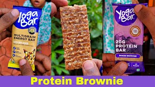 Tasty Brownie with Protein YogaBar mrbeastshortsgiveaway [upl. by Anegal257]