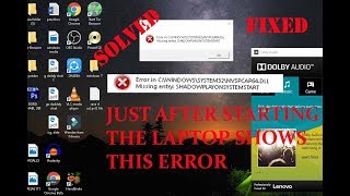 SOLVED Run DLL Error at the time of starting computer [upl. by Erdnua]