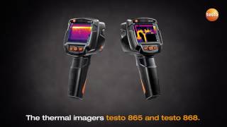 testo 865 amp testo 868 Thermal Imagers [upl. by Nnylrefinnej]