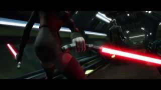 Star Wars The Clone Wars  Asajj Ventress amp Savage Opress vs Count Dooku 1080p [upl. by Omrellug]