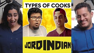 TYPES OF COOKS Reaction By Arabs  Jordindian [upl. by Ayekin]