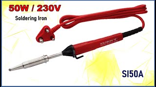 50W Soldering Iron  Soldron Soldering iron  Heavy duty Soldering iron [upl. by Duston]