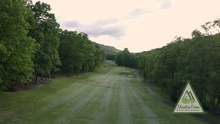 Massanutten Resort Mountain Greens Hole 2 Aerial View [upl. by Tnek]