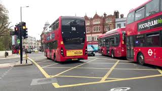 Bus Observations at Camberwell Green 18112021 [upl. by Fabria]