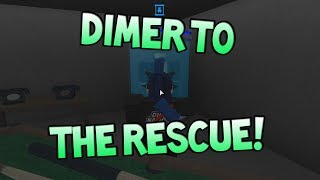 DIMER TO THE RESCUE Flee the Facility ROBLOX [upl. by Panter]