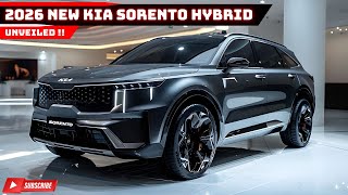 Unveiling The New 2026 KIA Sorento Hybrid Facelift More Bold More Power and More Efficient [upl. by Elson]