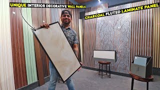 Unique Decorative Wall Panel  Affordable Fluted Laminate  Stone Laminate amp Wall Highlighter Sheets [upl. by Grail783]