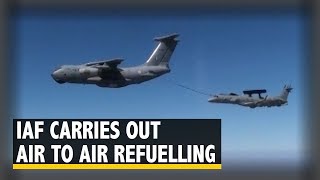 Indian Air Force Carries Out Air to Air Refuelling  The Quint [upl. by Diraj92]