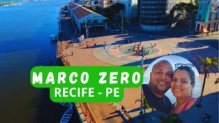 Marco Zero Recife  PE vamos ver esse lugar em um Voo de Drone [upl. by Yellah]