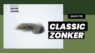 Classic Zonker  Streamer  Quick Tie [upl. by Patnode]