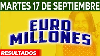 Resultado del sorteo Euromillones del Martes 17 de Septiembre del 2024 😱🤑💰💵 [upl. by Pittman505]