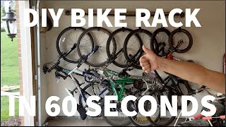 Building a compact bike rack for 6 bikes in 60 seconds [upl. by Trilley]