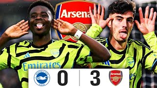 አርሰናል አሸነፎ መሪ ሆነ  Brighton 03 Arsenal  bisrat ብስራት mensur abdulkeni ArifSport tribun HD Sport 365 [upl. by Eissej]