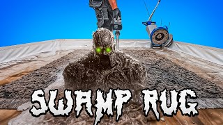 Cleaning SWAMP THINGS RUG  Most HORRID FOUL DIRT Poured Out [upl. by Huntlee]