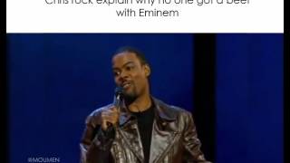 Chris rock explain why no one got beef with Eminem [upl. by Cigam]