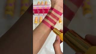 LoveChild Masaba Rani Core Luxe Matte Bullet Lipstick 💄 swatches lipstickswatches viral ytshorts [upl. by Wilhide]