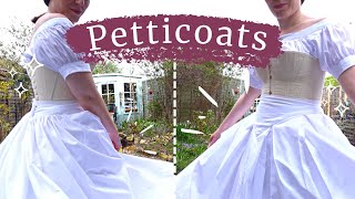 2 Petticoats in 3 days Quick and Easy Victorian Petticoats [upl. by Packer]