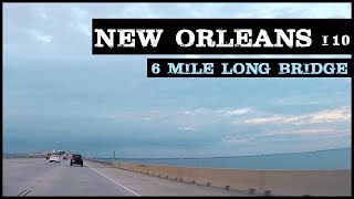 LONG BRIDGE IN NEW ORLEANS LOUISIANA [upl. by Ahsilrae900]