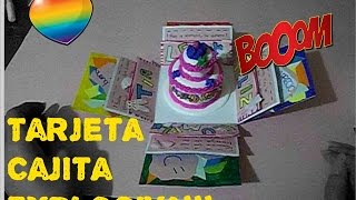 Tarjetas de cumpleaños  Cajita Explosiva  parte 1  •Vanny• [upl. by Marylou]