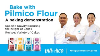 Bake with Pilmico Flour  Specific Gravity on Cakes [upl. by Llerraj90]