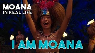 I AM MOANA Song of the Ancestors Official MoanaVaiana Music Video in Real Life by WWL with lyrics [upl. by Richers]