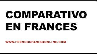 Comparativo en Francés [upl. by Mayhs]