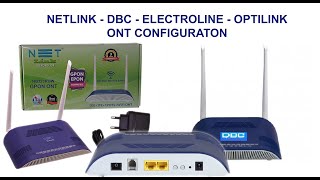 Net Link Optilink Electroline Syrotech HGX2210DBC ONT Configuration [upl. by Lonny]