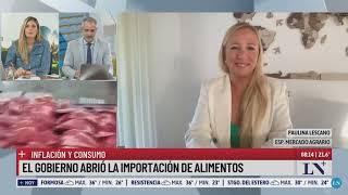 Beneficios impositivos para la importación de alimentos con Viviana Valles en LN [upl. by Shumway920]