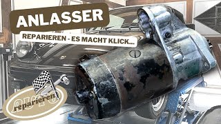 Porsche 911 SC G Modell  Anlasser reparieren Was ist ein Magnetschalter [upl. by Kulda94]