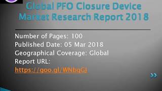 PFO Closure Device Market Report 20182023 – Analysis Technologies amp Forecasts [upl. by Soelch]