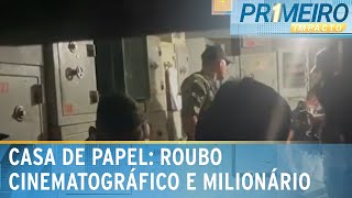 Bandidos cavam túnel e fazem assalto milionário no Paraguai  Primeiro Impacto 060224 [upl. by Nosle555]