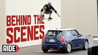 Tony Hawk Jumps Moving MINI Hardtop  Behind The Scenes [upl. by Deery]