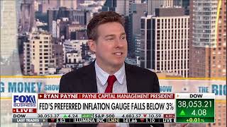 Fed’s inflation gauge falls below 3 📉 Ryan Payne on foxbusiness [upl. by Cochard]