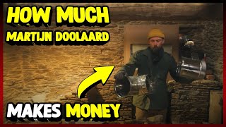 How Much Martijn Doolaard Makes Money On YouTube 2023 [upl. by Tichonn456]