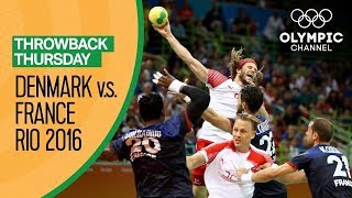 Denmark v France  Full Handball Final  Rio 2016  Throwback Thursday [upl. by Oaht]