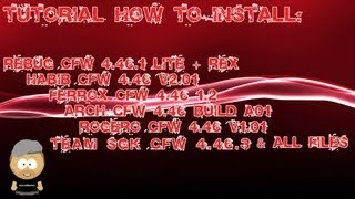 Install Tutorial Rogero 455 CFW  ALL CFW COBRA Editions  453 RebugRogeroArchHabib amp Files [upl. by Sigfried962]