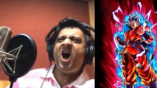 Goku Hindi Voice Live Dubbing  Kaioken Scream  Ankur Javeri [upl. by Latsyrk]