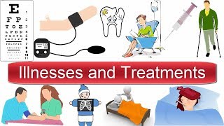 Illnesses and Treatments vocabulary  Learn English [upl. by Mansur526]