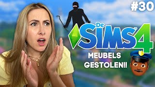 Er is een INBREKER Ze STEELT mijn MEUBELS 😱  De Sims 4  Deel 30 [upl. by Iralav]