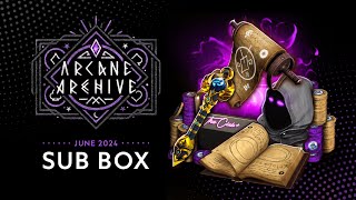 Vegas Infinite Update Arcane Archive June Sub Box [upl. by Nohpets]