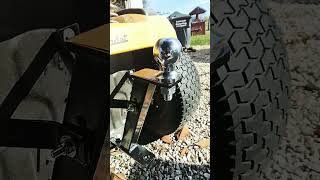 Adding trailer hitch to the mower [upl. by Anitrebla]