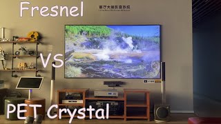 xyscreen Fresnel PET Crystal PET Crystal HG comparison [upl. by Nolham]