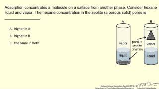 Adsorption on a Zeolite Interactive [upl. by Eneleh]