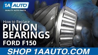 How to Replace Pinion Bearings 0914 Ford F150 [upl. by Gaskins]