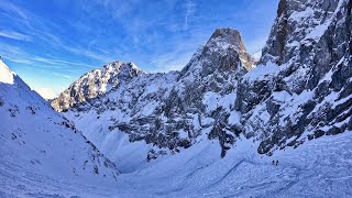 Abenteuer Westliche Karwendelspitze Winterbesteigung via Dammkar [upl. by Eilzel]