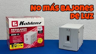 Regulador Koblenz R12502 2500VA  Review y Detalles de uso [upl. by Ploch]